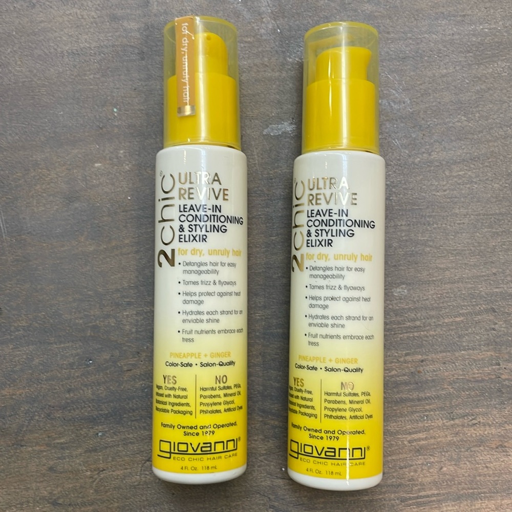 GIFTED Giovanni Pineapple & Ginger Leave-in Conditioner Styling Elixir